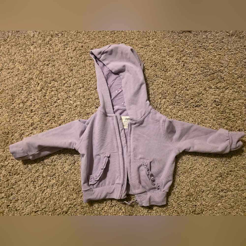 Little Sleepies Hoodie | Lavender | 6-12 Mo